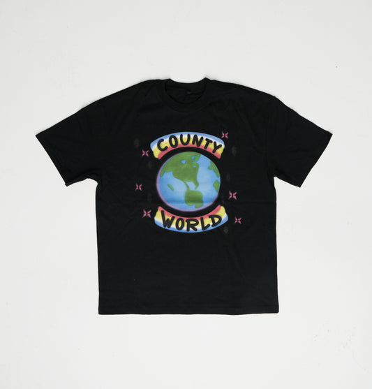 County World T Shirt Black